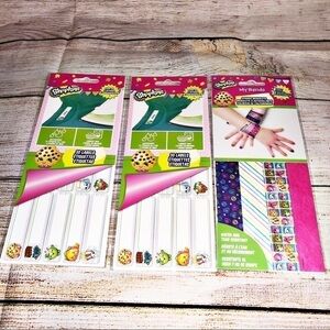 Shopkins Peel & Stick Labels and My Bands Bracelet